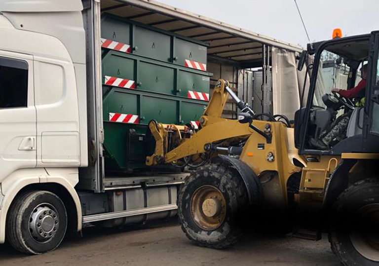 Es ist Verstärkung für unser Containerteam eingetroffen