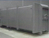 Abrollcontainer mit Rollen ca. 12m³